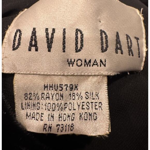 David Dart Floral Velvet Maxi Dress Women’s Plus Size 1X Short Sleeve Holiday - Picture 9 of 10